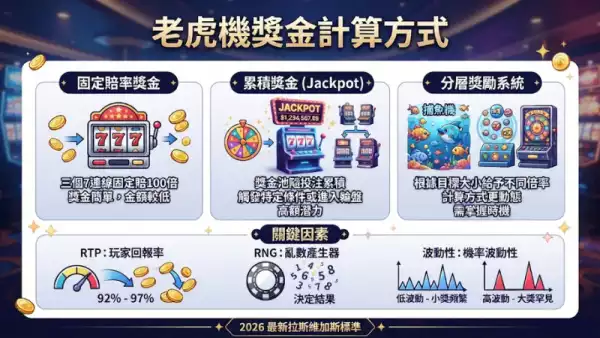老虎機獎金計算方式