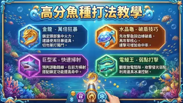 高分魚種打法教學:掌握關鍵技巧提升獲勝機會