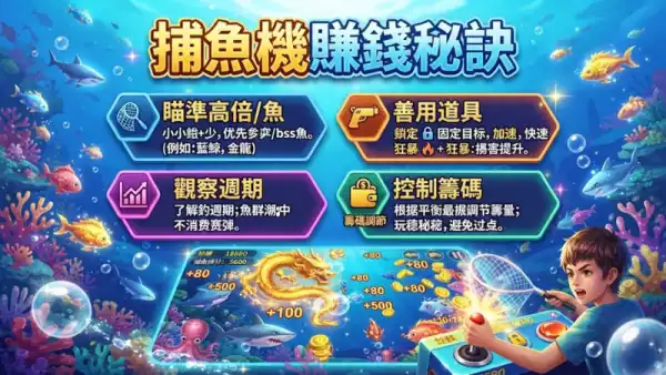 捕魚機賺錢秘訣