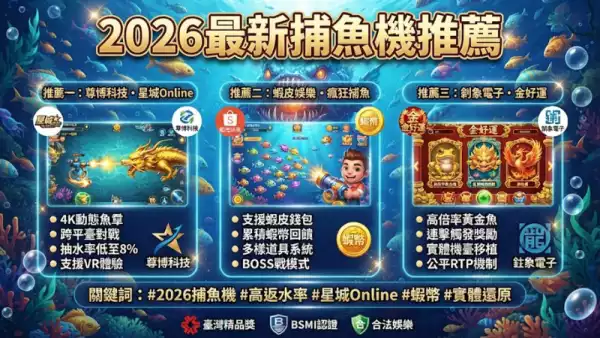 2026最新捕魚機推薦
