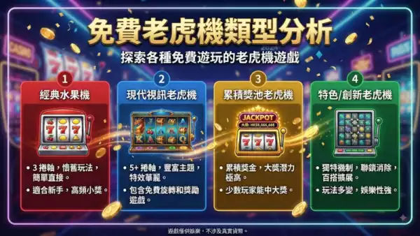 免費老虎機類型分析