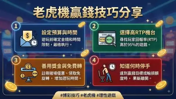 老虎機贏錢技巧分享