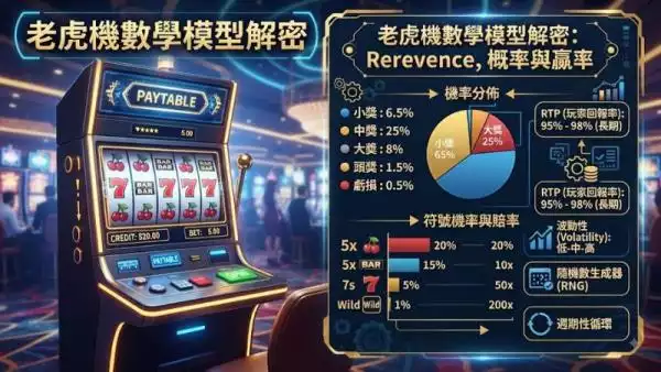 老虎機數學模型解密:從RTP到隨機數生成器的運作真相
