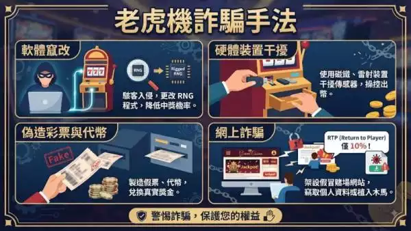 老虎機詐騙手法