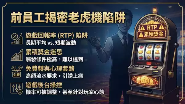 前員工揭密老虎機陷阱
