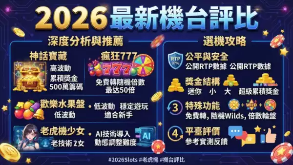 2026最新機台評比