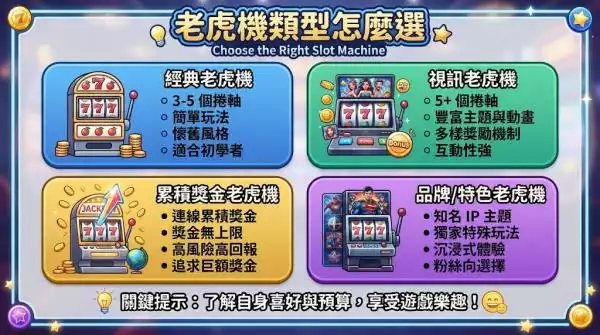 老虎機類型怎麼選