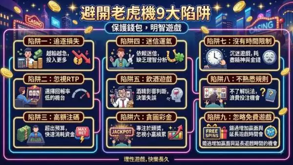 避開老虎機9大陷阱