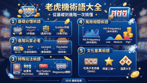 老虎機術語大全