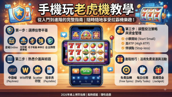 手機玩老虎機教學