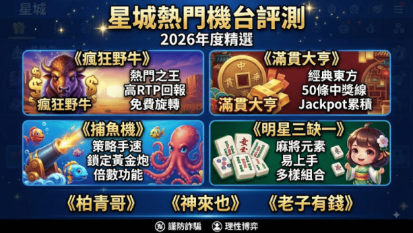 星城熱門機台評測