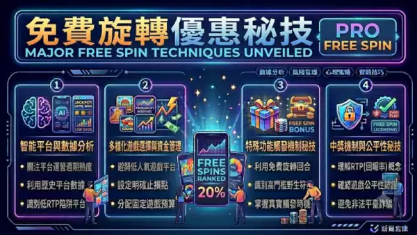 免費旋轉優惠秘技