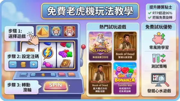 免費老虎機玩法教學