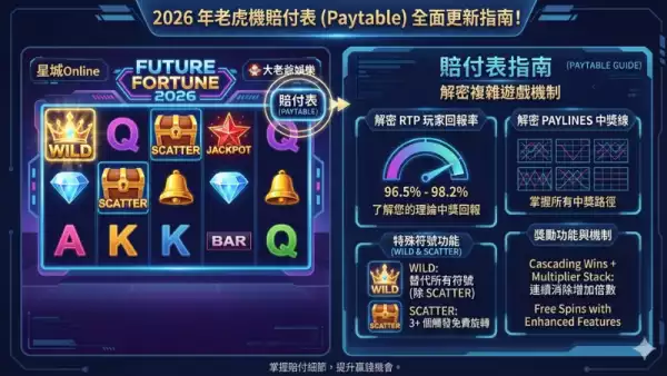 2026最新賠率表