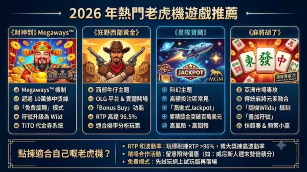 熱門老虎機遊戲推薦