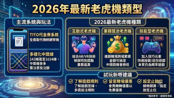 2026最新老虎機類型