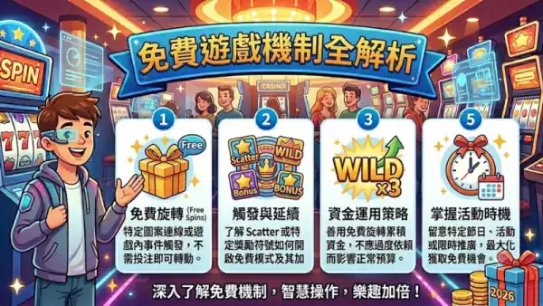 免費遊戲機制全解析:角子機玩家必懂的隱藏福利