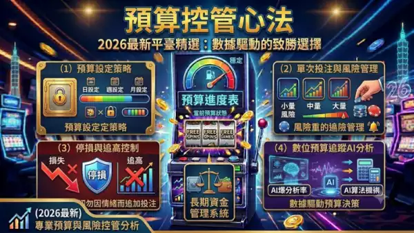 預算控管心法：玩角子機不爆倉的關鍵技巧