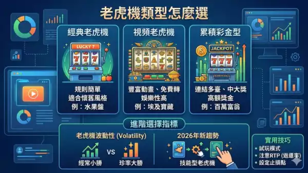 老虎機類型怎麼選