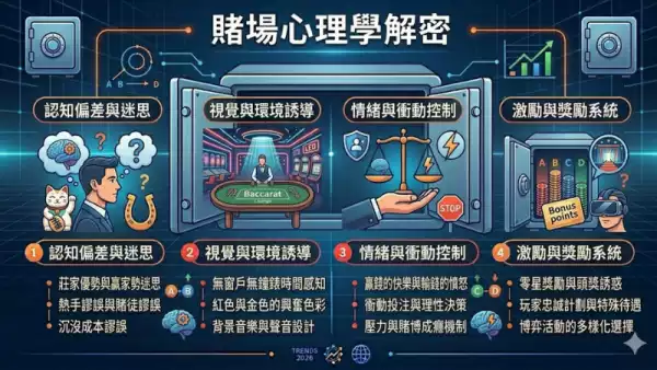 賭場心理學解密：為什麼你總覺得下一把會贏？