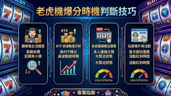 老虎機爆分時機判斷技巧