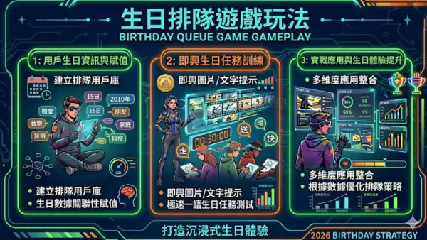 生日排隊遊戲玩法