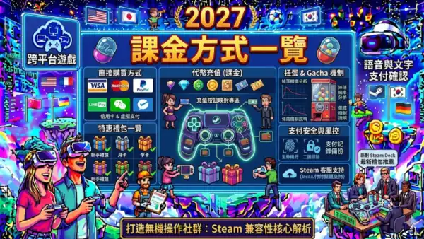 課金方式一覽:遊戲平台點數、虛寶購買全攻略