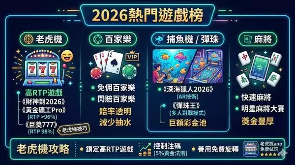 2026熱門遊戲榜