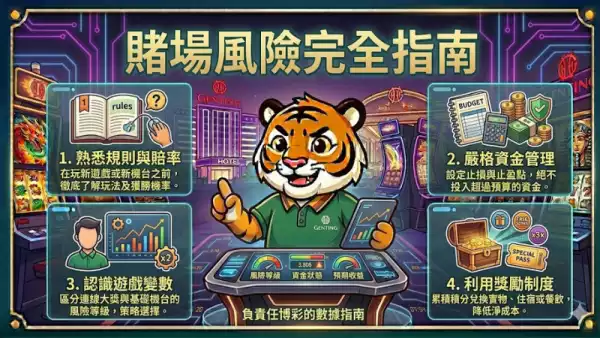 賭場風險完全指南:從老虎機到百家樂的關鍵生存法則